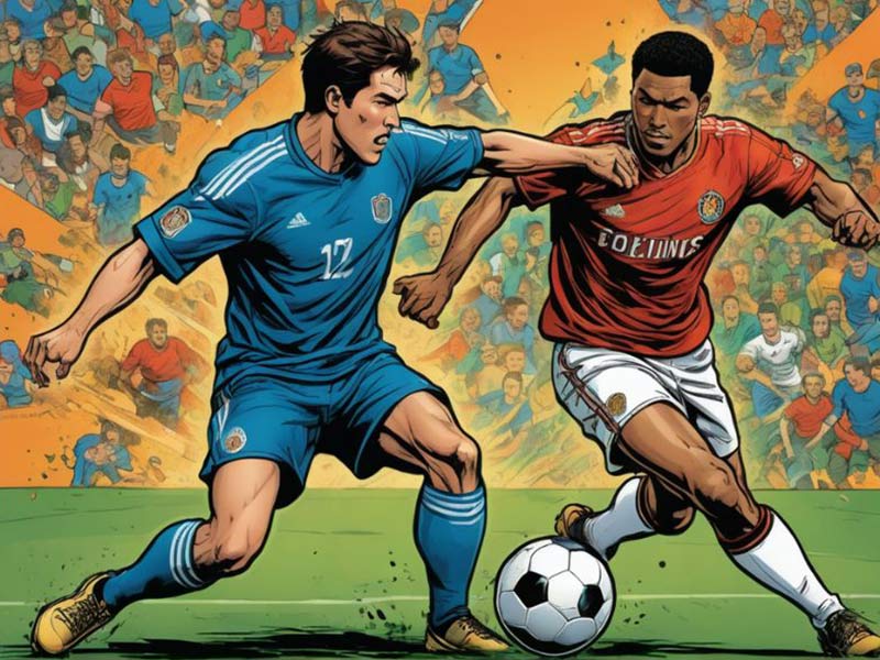 当B费给梅努传球的时候，甚至是骗过了摄像机